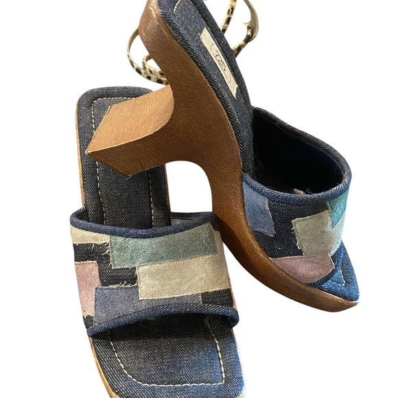 VINTAGE Retro Platform Sandals - Picture 3 of 9